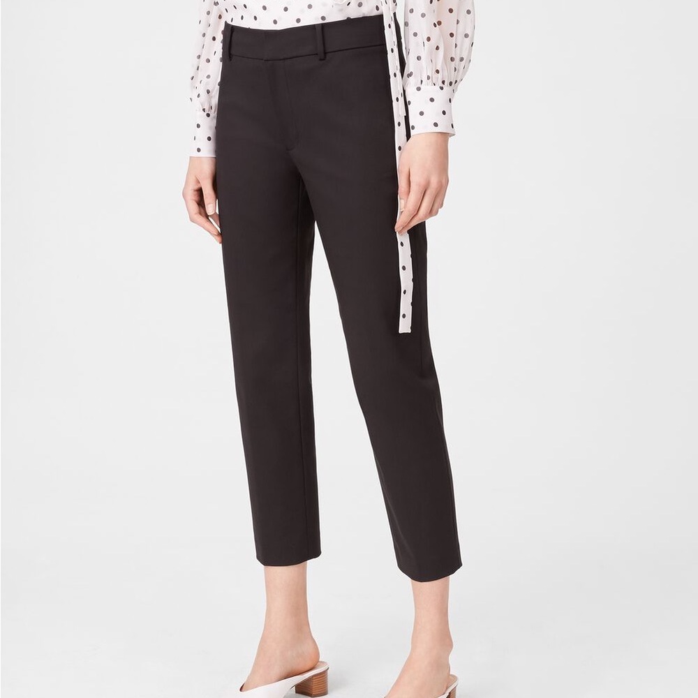 Club Monaco Remi Black Slim Crop Pant